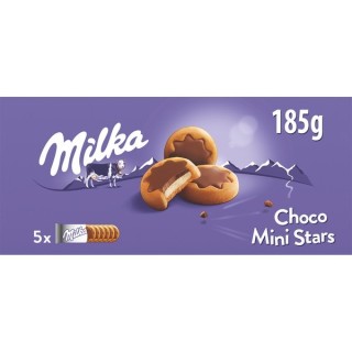 Consigue Milka choco mini estrellas 185gr en oferta en OKSUPER.ES