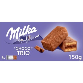 Adquiere Milka choco trio 150gr disponible ahora en OKSUPER.ES