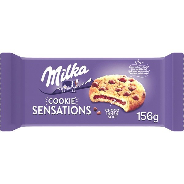 Obtén Milka cookies sensation 156gr al precio más bajo en OKSUPER.ES