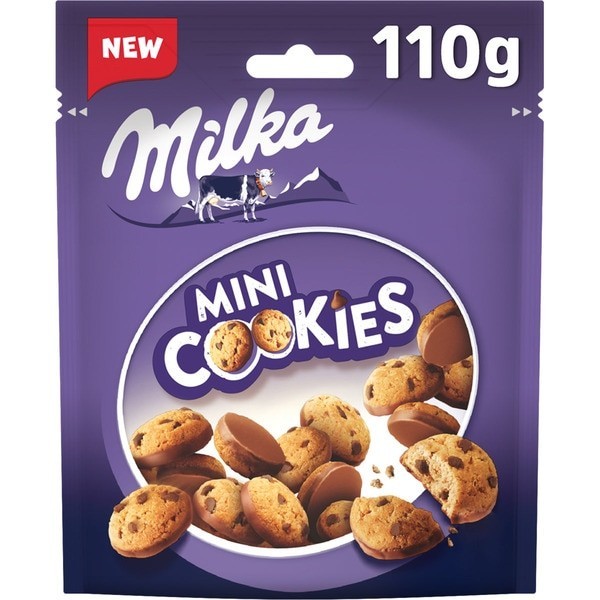 Descubre Milka mini cookies 110gr disponible ahora en OKSUPER.ES