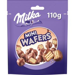 Encuentra Milka mini wafers 110gr al precio más bajo en OKSUPER.ES