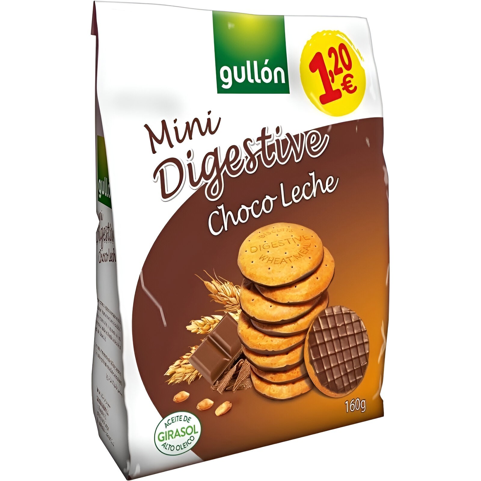 Adquiere Mini choco digestive gullón 160gr en oferta en OKSUPER.ES