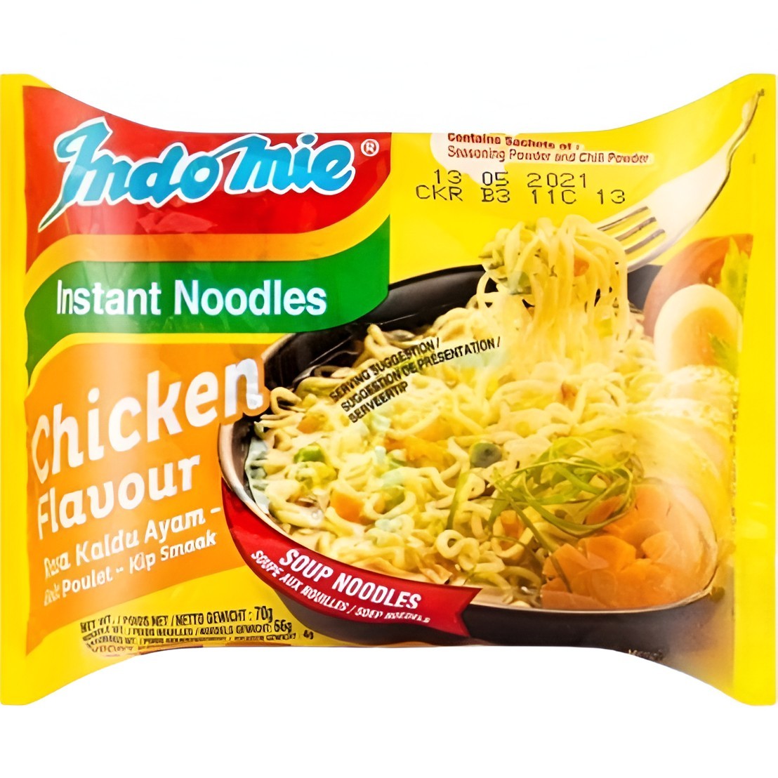 Consigue Noodles indomie pollo 70gr al precio más bajo en OKSUPER.ES