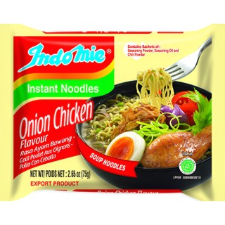 Obtén Noodles indomie pollo con cebolla 75gr al mejor precio en