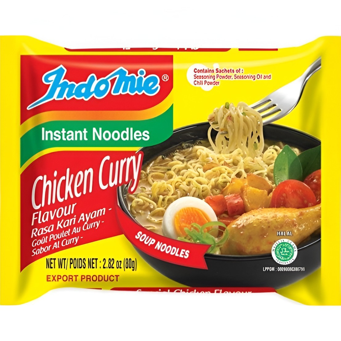 Adquiere Noodles indomie pollo con curry 80gr al precio más bajo en