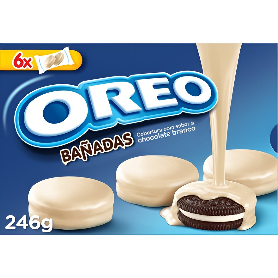 Compra Oreo bañadas blancas 246gr en oferta en OKSUPER.ES