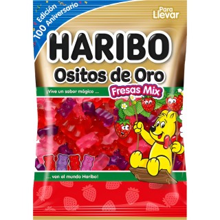 Obtén Osito fresa mix Haribo 100gr al mejor precio en OKSUPER.ES