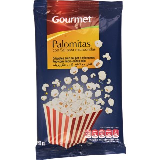 Compra Palomitas saladas Gourmet microondas 90gr en oferta en