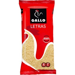 Compra Pasta Gallo letra 250gr disponible ahora en OKSUPER.ES