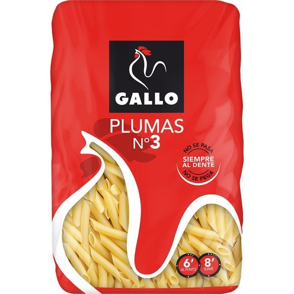 Adquiere Pasta Gallo pluma n.3 450gr al mejor precio en OKSUPER.ES