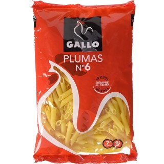 Encuentra Pasta Gallo pluma n.6 250gr disponible ahora en OKSUPER.ES