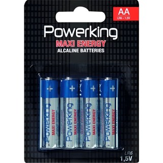 Consigue Pilas powerking alcalina lr06 aa en oferta en OKSUPER.ES