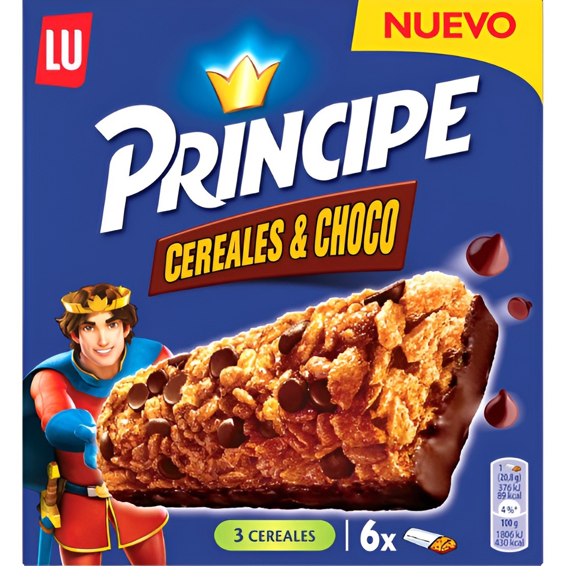 Obtén Principe barrita multicereal choco 125gr en oferta en OKSUPER.ES