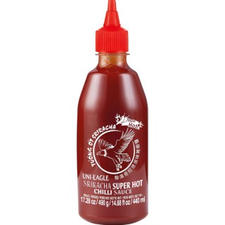 Obtén Salsa chili sriracha uni-eagle 430ml disponible ahora en