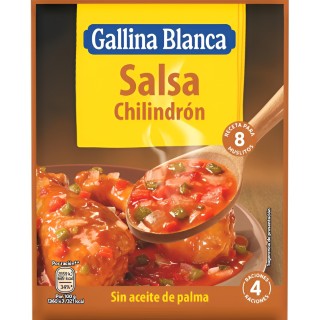 Obtén Salsa chilindron sobre gallina blanca 0.39gr disponible ahora