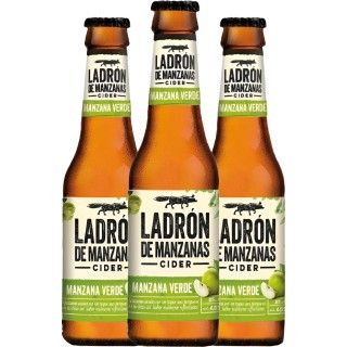 Adquiere Sidra ladrón de manzanas verdes 25cl 4.5º 6u disponible