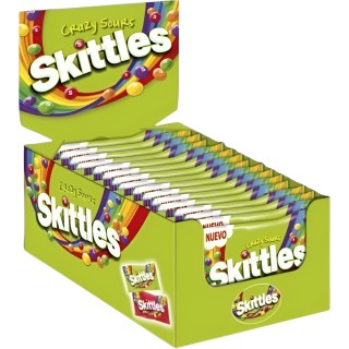 Descubre Skittles crazy sour 38gr 14u disponible ahora en OKSUPER.ES