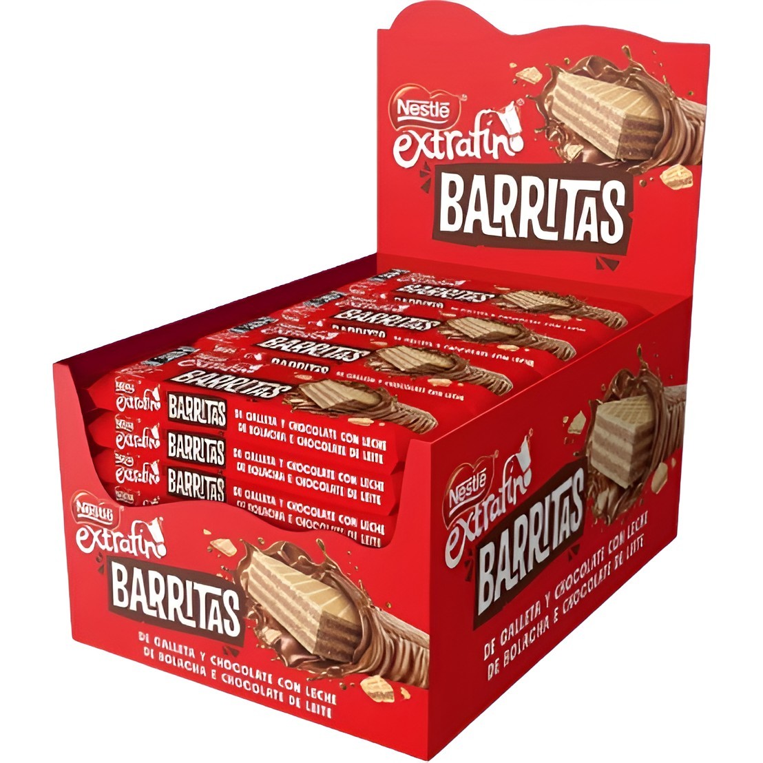 Descubre Snack nestle extrafino barritas 34gr 30u al precio más bajo