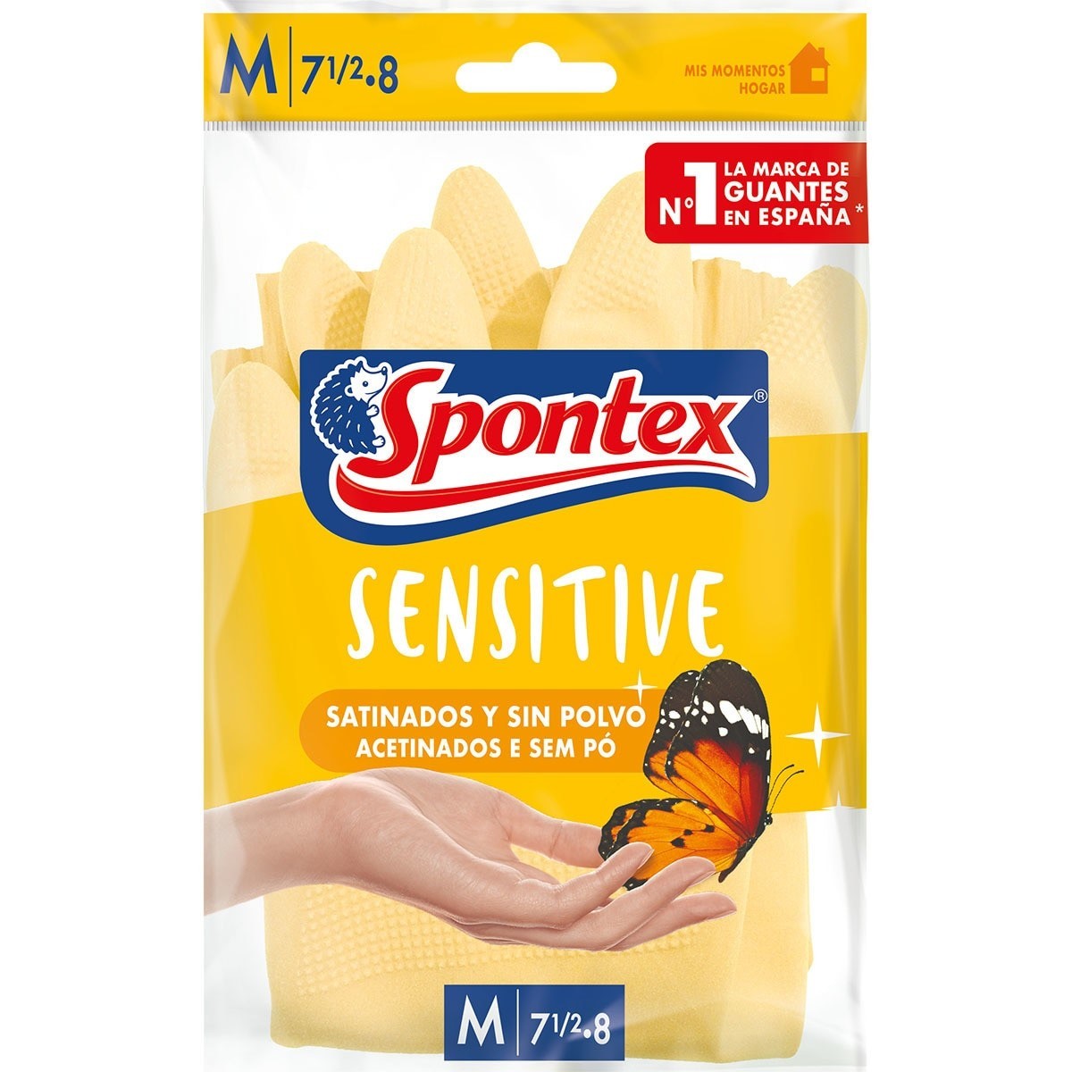 Consigue Spontex guantes sensitive t-7 1/2 mediana al mejor precio en