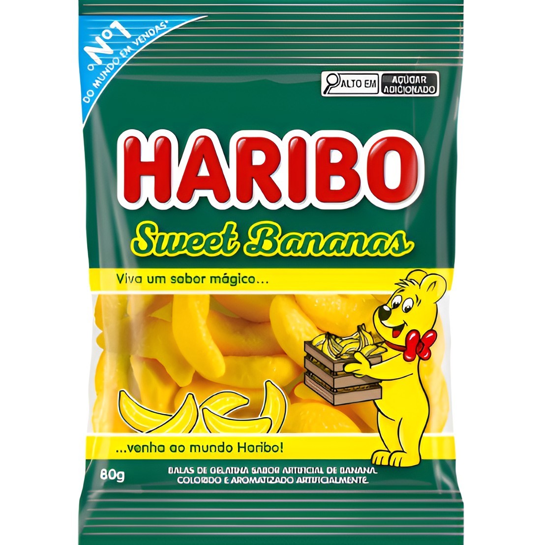 Encuentra Sweet bananas Haribo 100gr en oferta en OKSUPER.ES