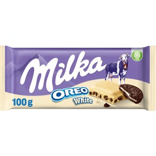 Descubre Milka 100g Oreo white 1u disponible ahora en OKSUPER.ES