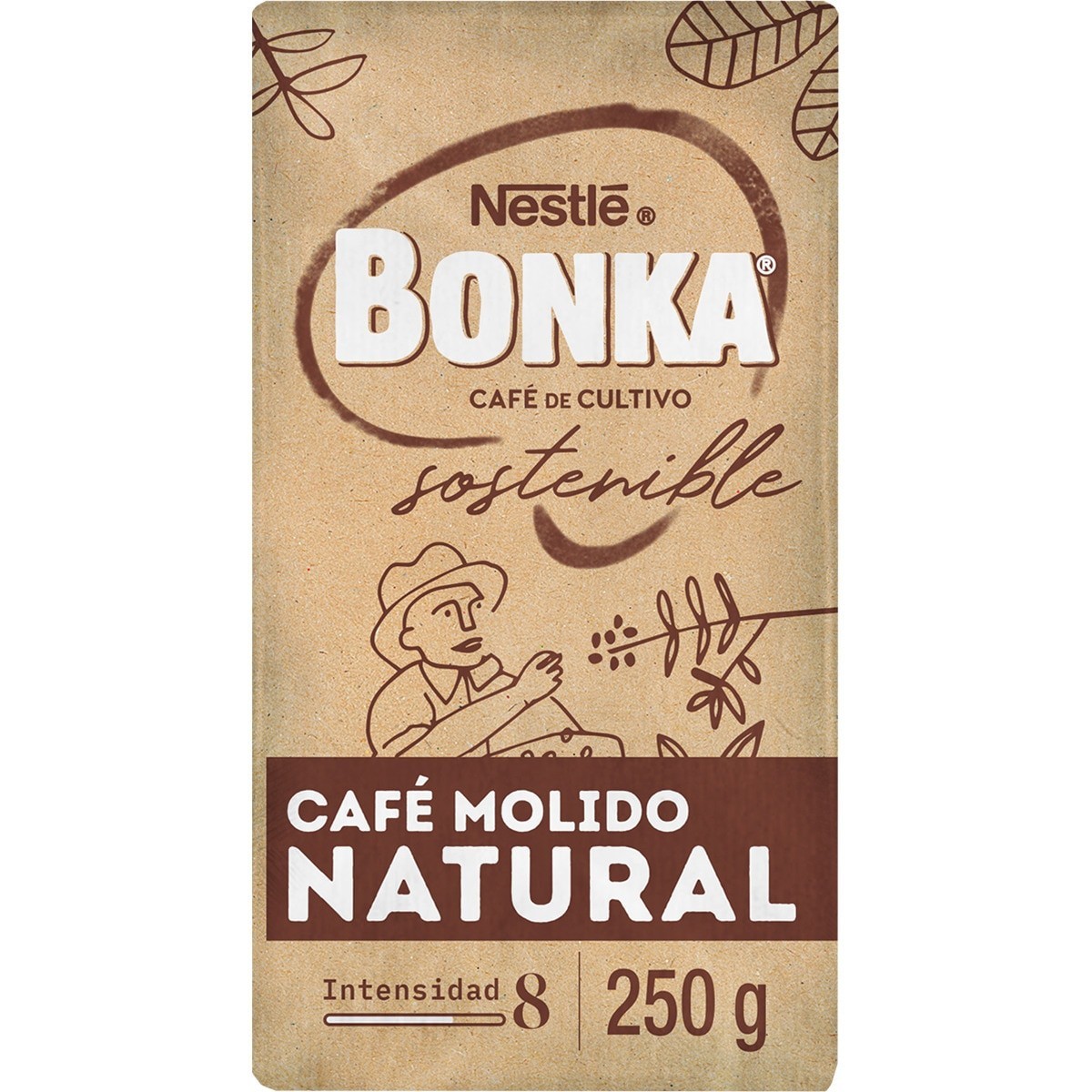 Cafe Bonka molido extra fuerte 250gr