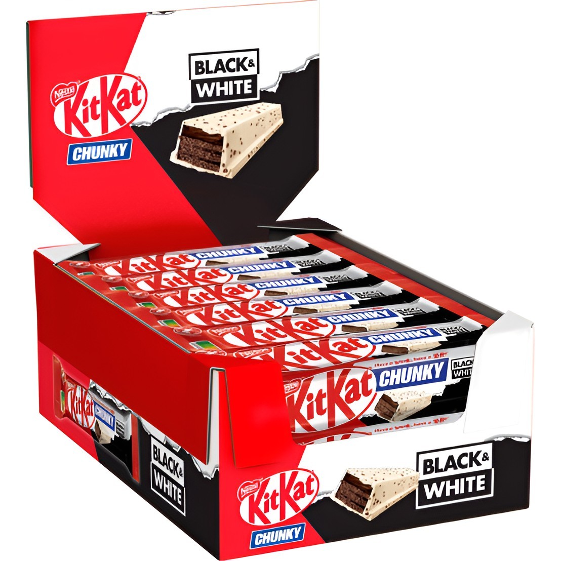 Kit kat chunky black and white 42gr 24u