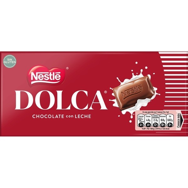 Chocolate con leche Dolca 100gr