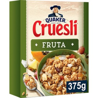 Cruesli quaker fruta 375gr