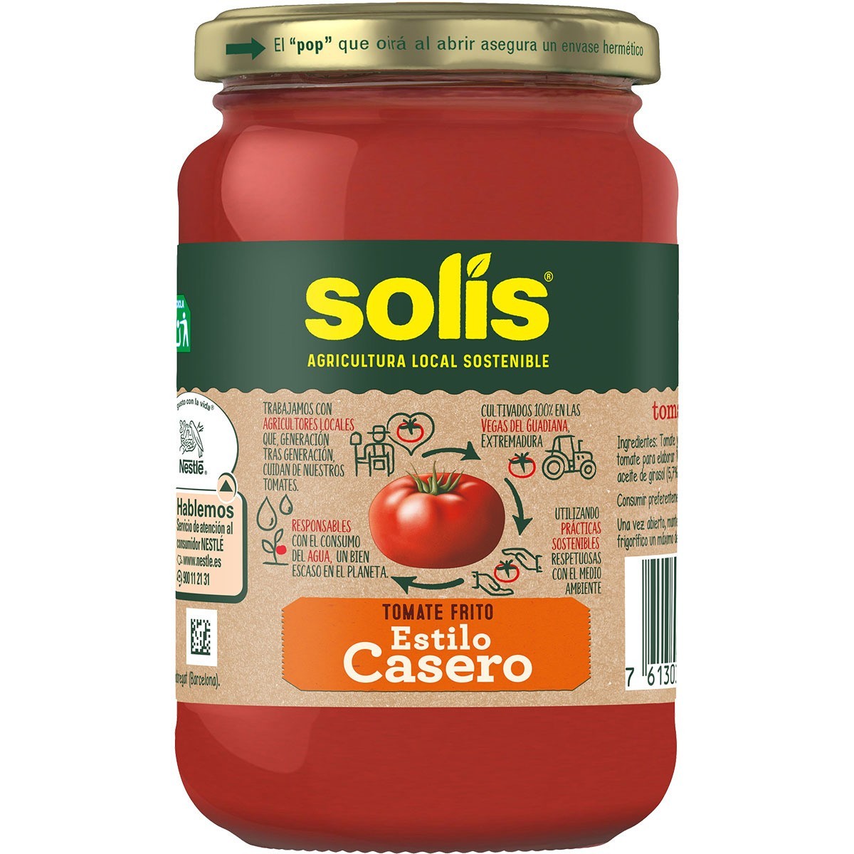 Tomate Sofrito Casero Solís 340g - Sabor Tradicional | Oksuper