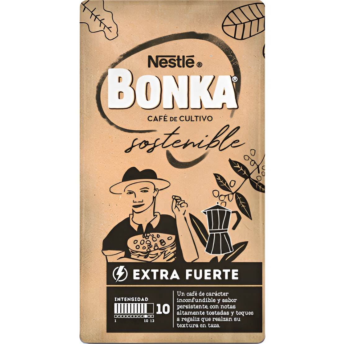 Café Molido Extra Fuerte Bonka 250g - Intensidad | Oksuper