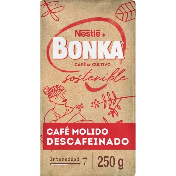 Café Molido Natural Descafeinado Bonka 250g - Mejor Precio | Oksuper