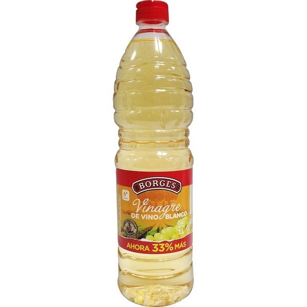 Vinagre Borges vino blanco 1l