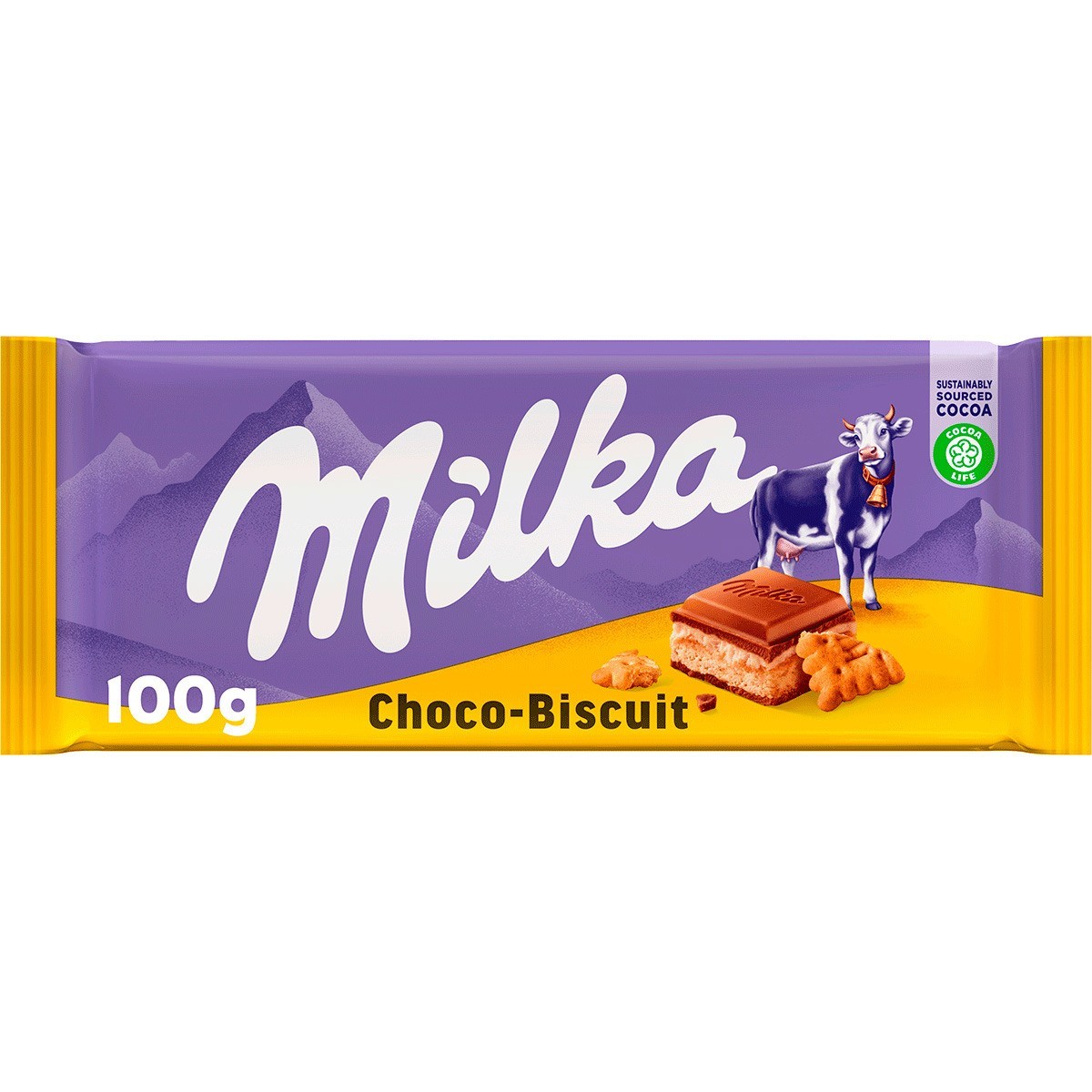 Milka choco-swing biscuit 100gr