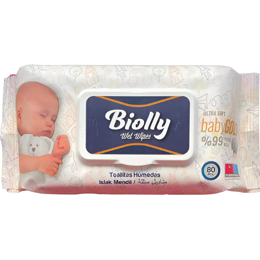 Descubre Toallitas húmedas biolly 80pc disponible ahora en OKSUPER.ES