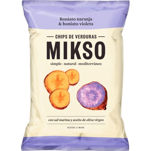 Encuentra Chips mikso boniato/nar/violeta 85gr en oferta en OKSUPER.ES