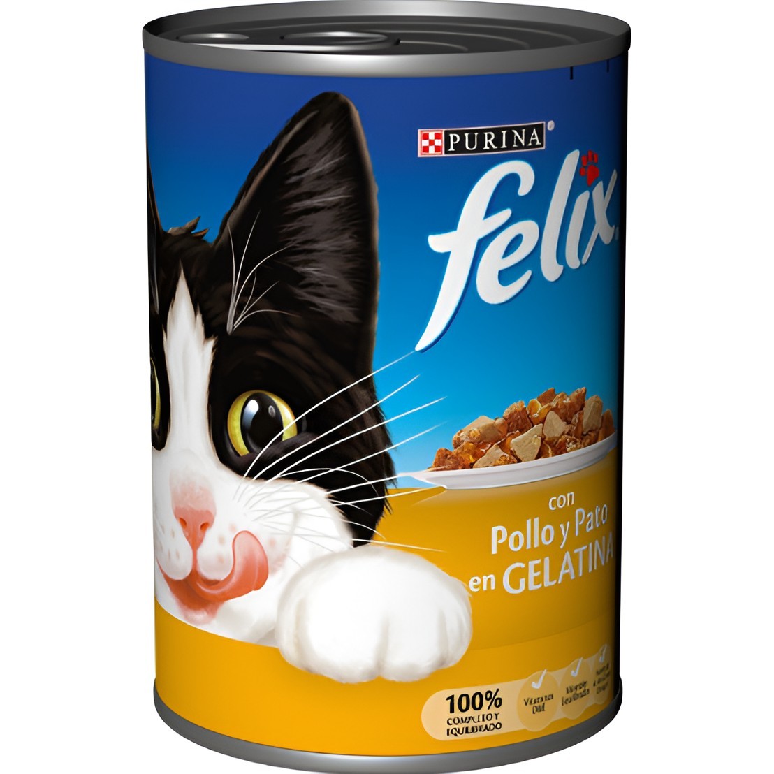 Comida gato Felix pollo y pato 400gr