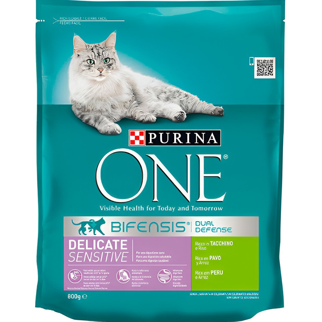 Comida gato Purina One sensitive 800gr