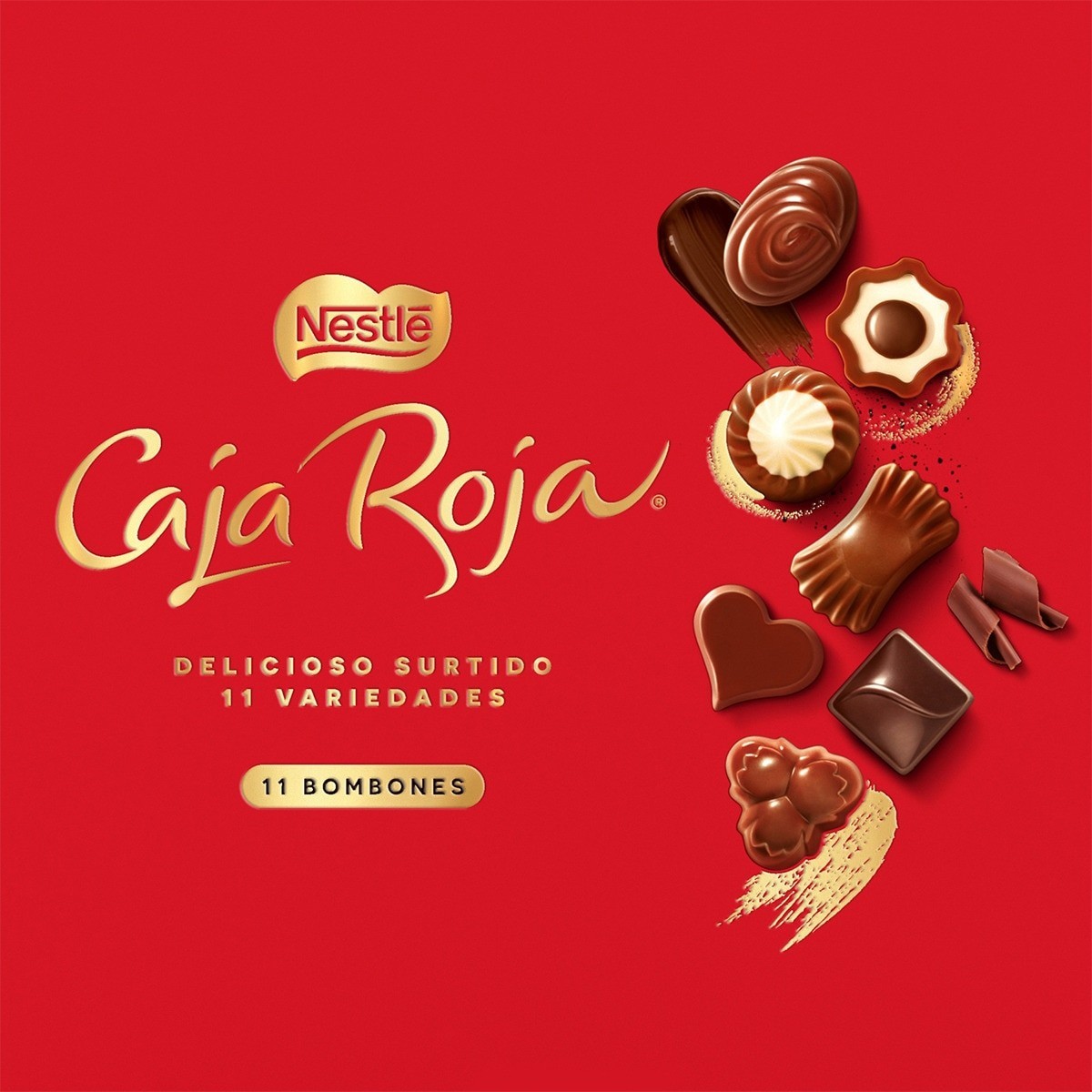 Bombones con Leche Nestlé Caja Roja 103g - Llenos de Amor | Oksuper