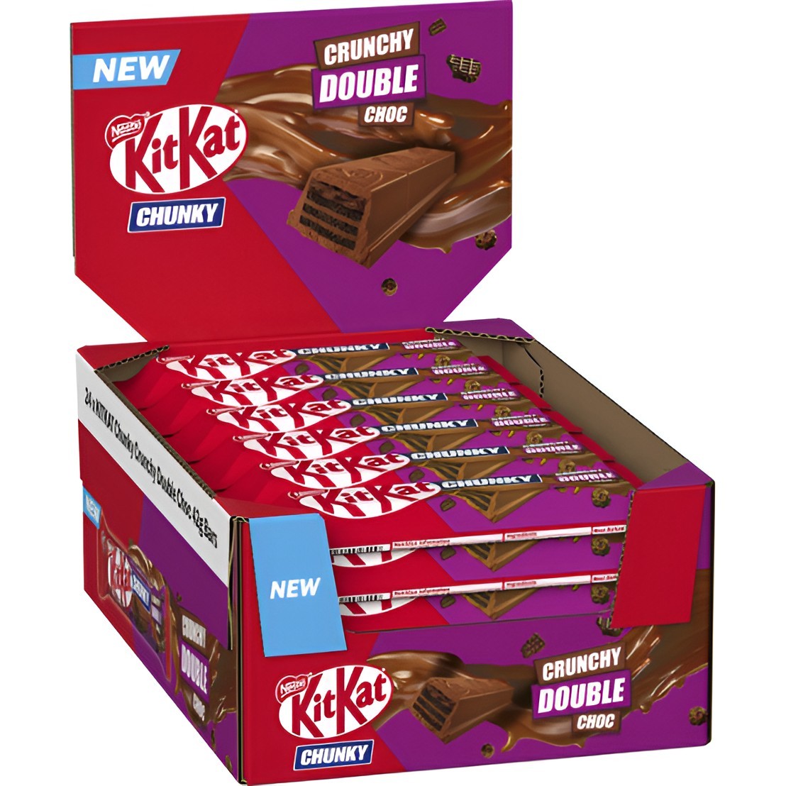 Kit Kat chunky crunchy double choc 42g 24u