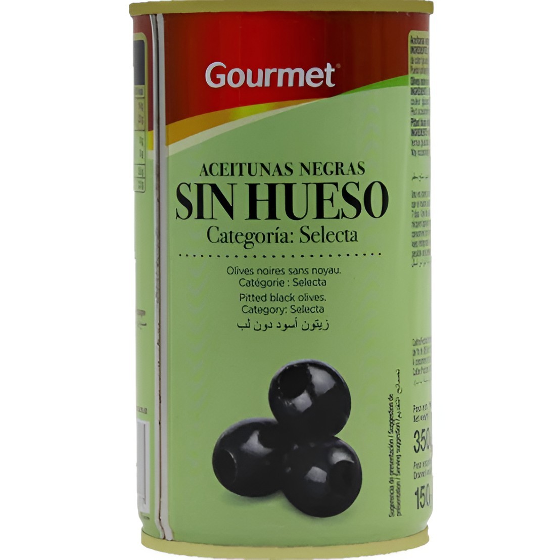 Aceituna Gourmet negra sin hueso 150gr
