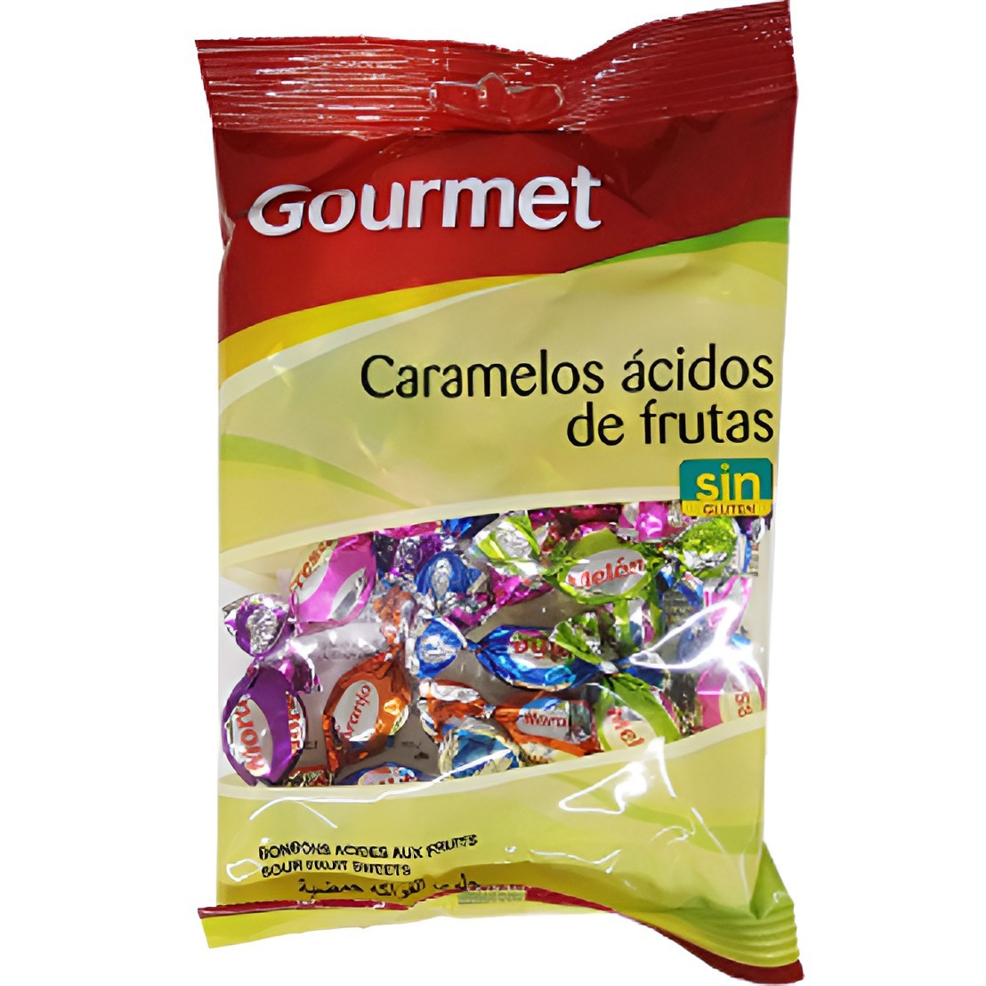 Caramelo Gourmet ácido sin azúcar 75gr