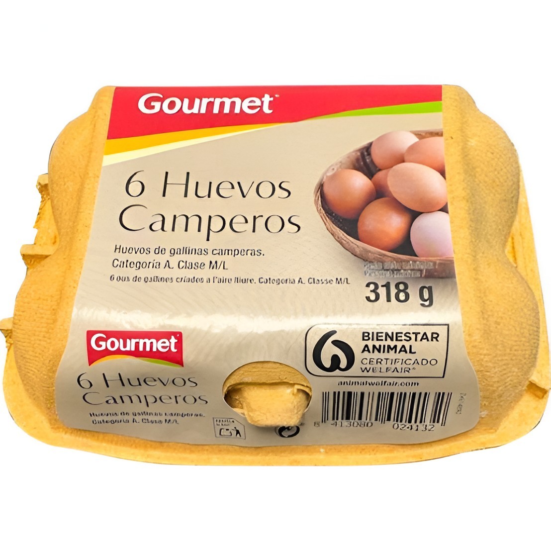 Huevos M/L campero Gourmet 6u