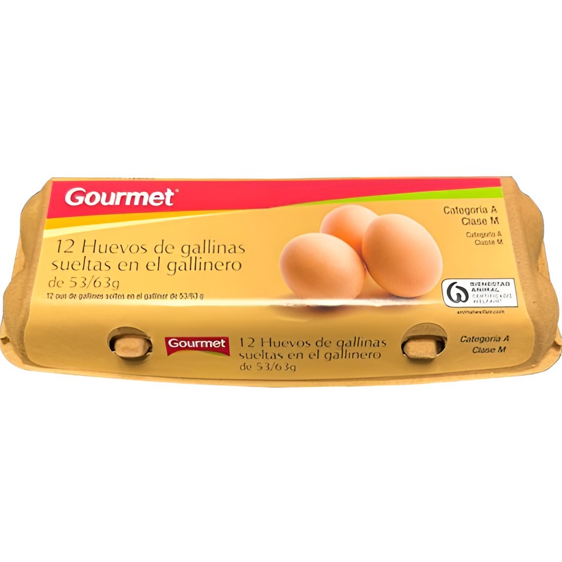 Huevos M suelo Gourmet 12u