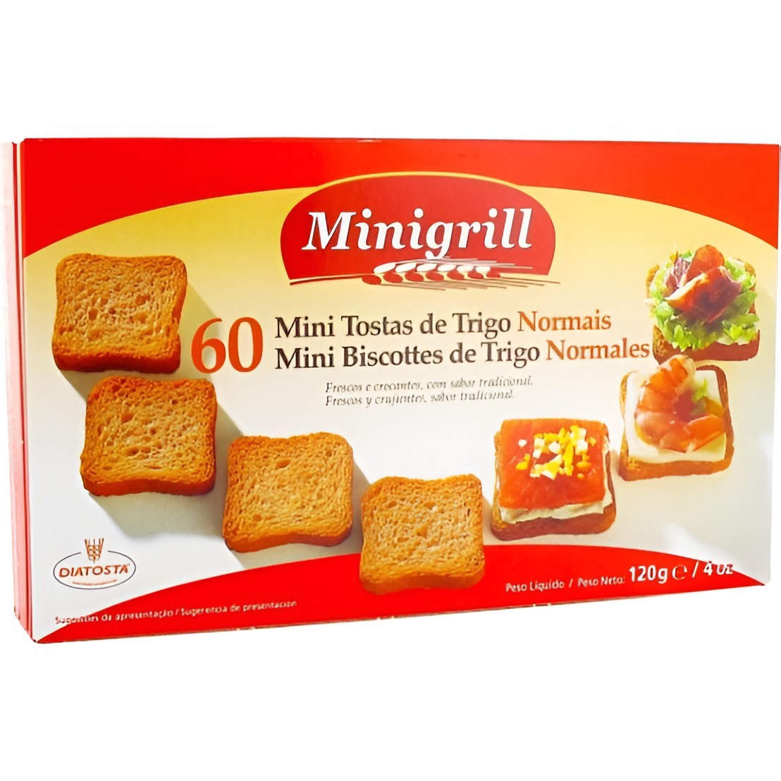 Mini biscote Minigill normal 120gr