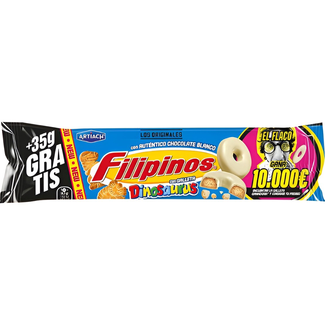 Filipinos Dinosaurus 83+35g - Muy Crujientes | Oksuper