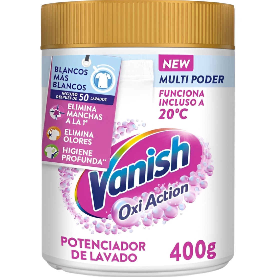 Activador Vanish Oxi ropa blanca polvo 400gr