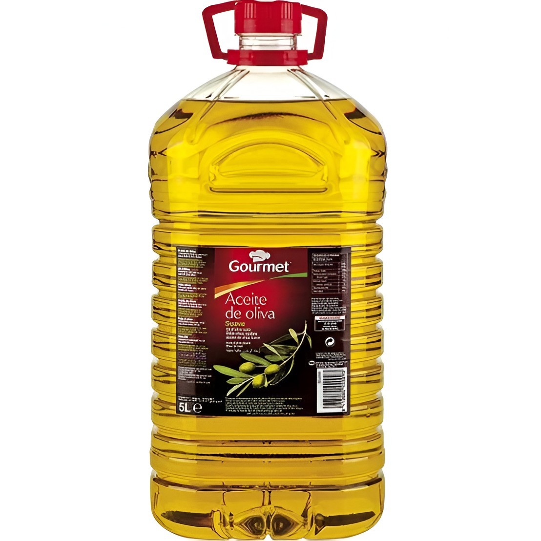 Aceite Gourmet oliva suave 5l 0.4º