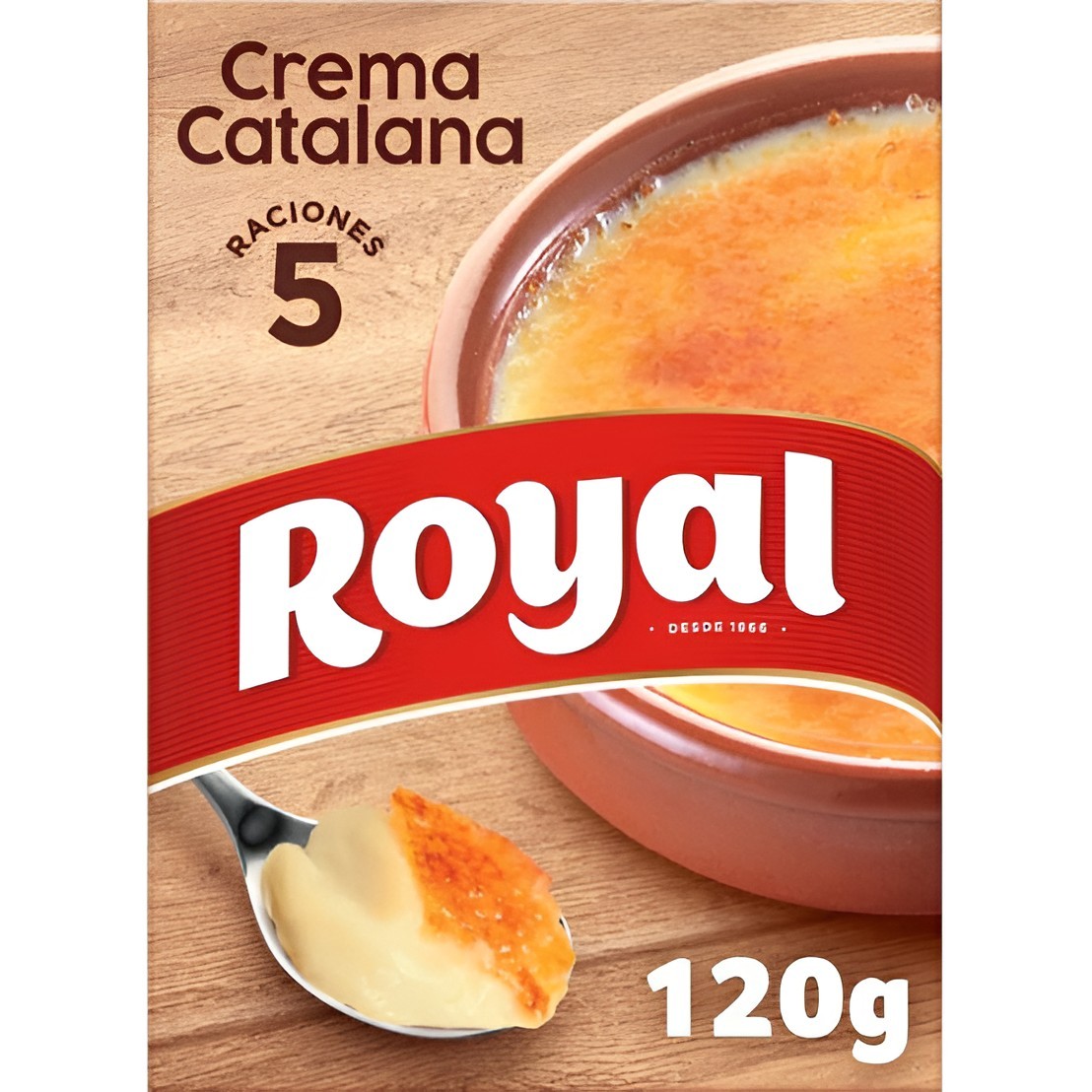 Crema Catalana Royal 120gr - Postre Tradicional y Delicioso | Oksuper