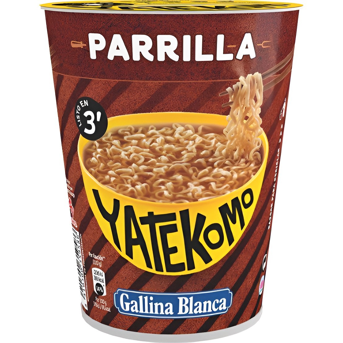 Fideos Instantáneos Parrilla Yatekomo Cup 61g - Mejor Precio | Oksuper